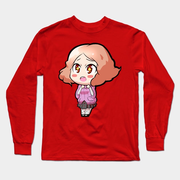 Chibi Haru Okumura - Persona 5 Long Sleeve T-Shirt by MangaXai